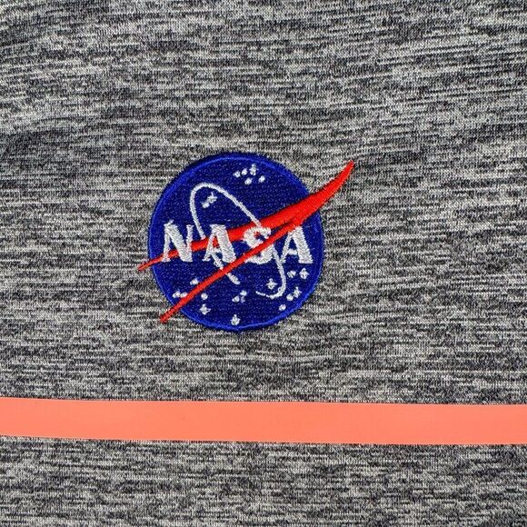 Columbia Golf NASA Hoodie Womens XL Gray Full Zip Jacket Outdoor Casual Preppy - Picture 3 of 14